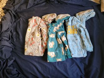 Set Of 3 full body PJ Onesies