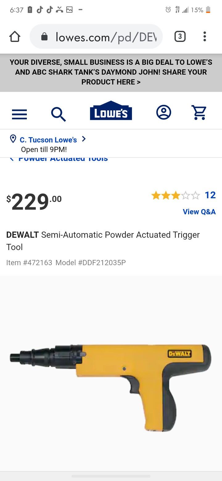 Dewalt P3500 Fastening Tool BRAND NEW