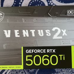 Brand New MSI Ventus 2x RTX 5060ti 8g
