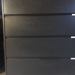 4 Draw Steel Cabinets 