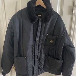 RefrigiWear Men’s Jacket 2XL Insulated Iron-Tuff Polar Soft Fleece Collar