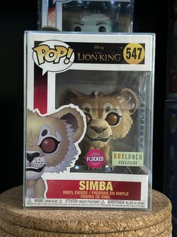 The Lion King- 547 Simba Flocked Funko Pop
