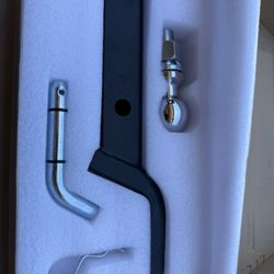 AC-DK 2" Trailer Hitch With Concealed Key Vault Drawer | Includes 5/8" Hitch Pin And 2-Inch Ball | Secret Recessed Storage For Keys And Money