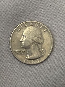 1967 Quarter no mint mark (ungraded) $150
