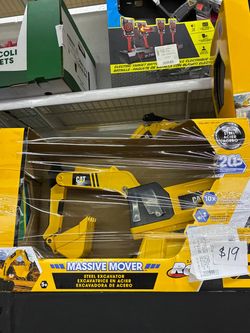 CAT massive mover RC steel excavator and dump truck