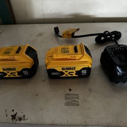 2 new dewalt xr 5ah batteries with charger. Try before you buy. $180 takes all