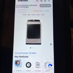Samsung Gas Dryer- New
