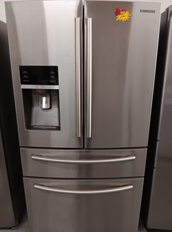 Samsung 4‑Door French Door Fridge – Stainless, Ice & Water
