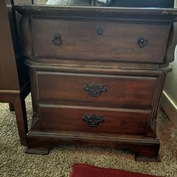 Solid wood night stand/end table