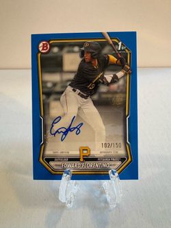 2026 Bowman - Edward Florentino #BPA-EF Blue Prospect Autographs /150 (JV)