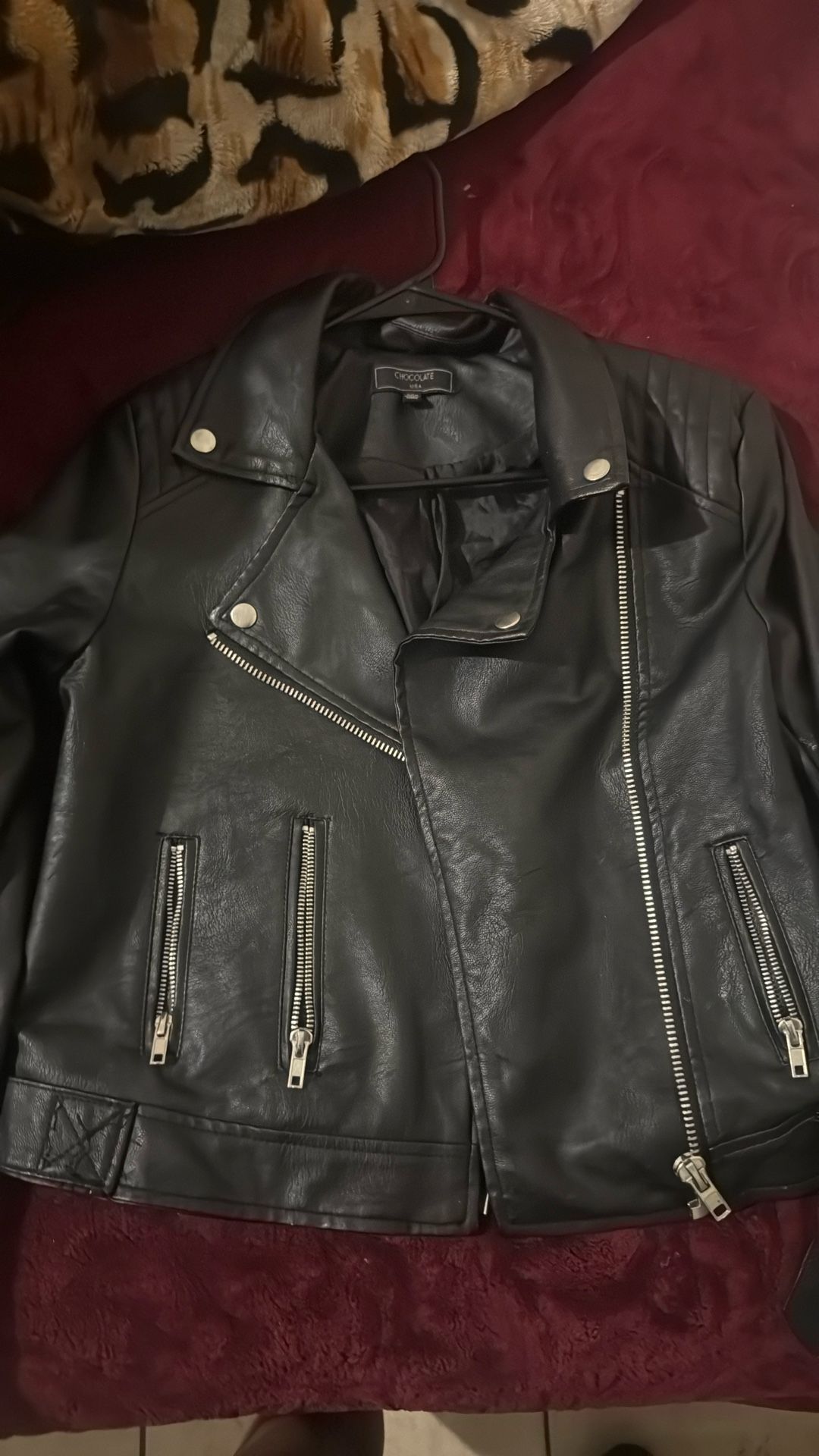 Leather jacket