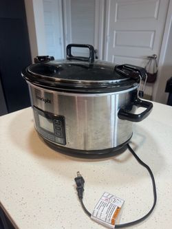 Crock-Pot Programmable Slow Cooker 6 Qt – Works Perfectly