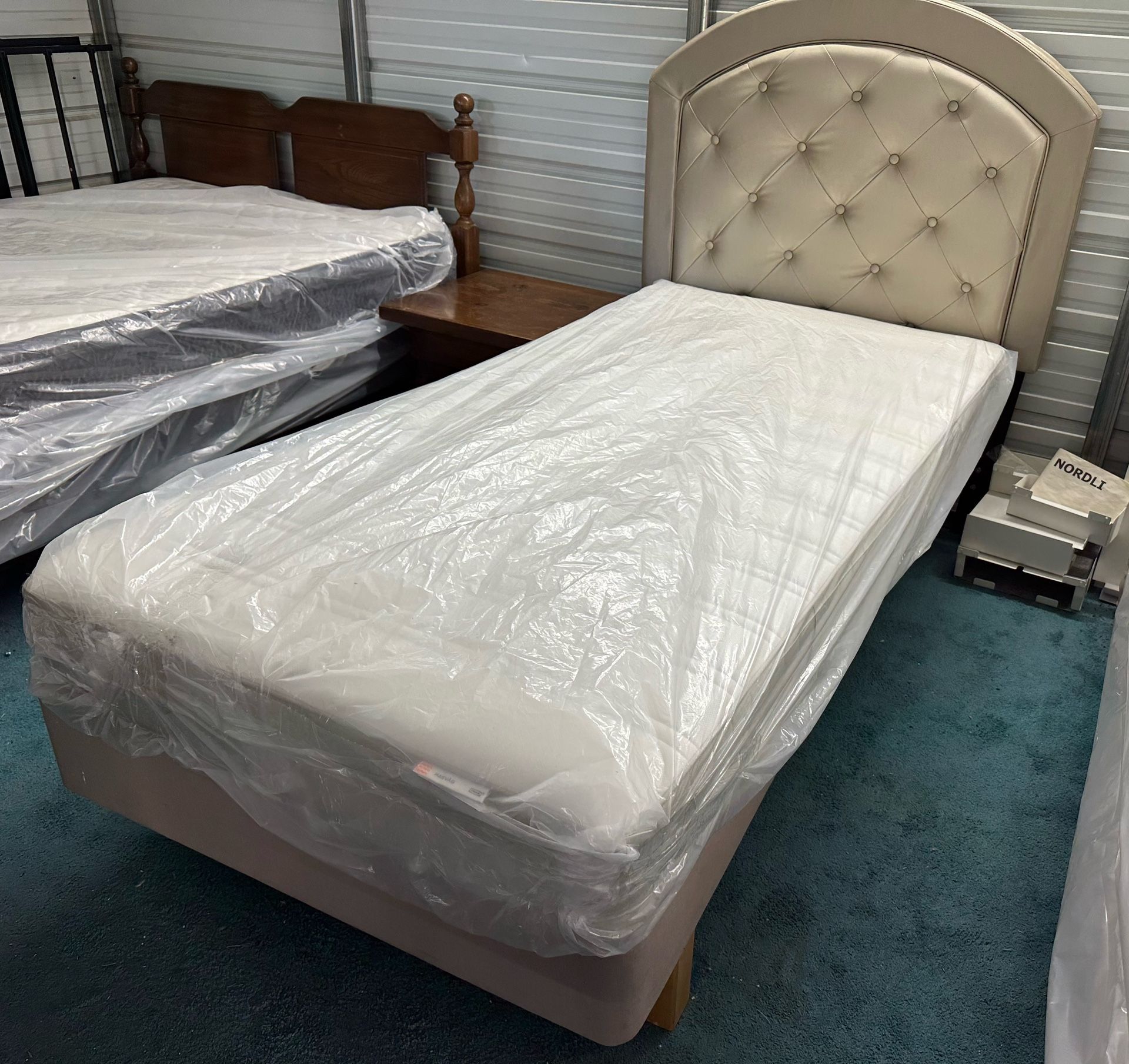Twin Bed W/ Foam Mattress