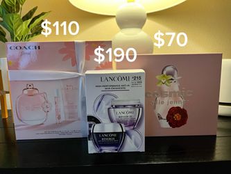 Coach Floral Perfume Set, Kylie Jenner Cosmic Set, Lancôme Multi Action Night Cream & SPF Day Cream
