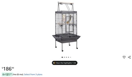 Brand New Birdcage + Accessories – Never Used  Selling