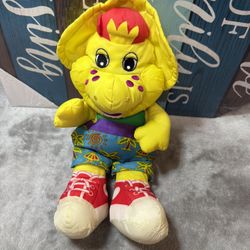 Playskool Hasbro Plush Barney And Friends BJ Water Pals 1996 12” Toy Vintage