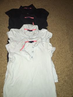 Girl's Gap kids size 8 polo shirts