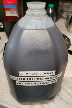 Organic Worm Casting Fertilizer Tea