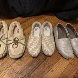3 Pairs Of Shoes - TOMS AND UGG