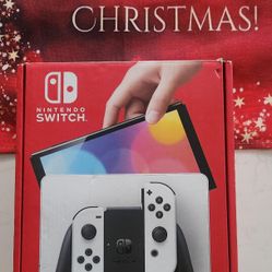 Nintendo switch OLED model - black and white