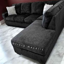 OM• $38 Initial • Brand New Altari 2 Piece Sectional With Chaise 