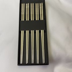 Stainless Steel Chopsticks Set A Five