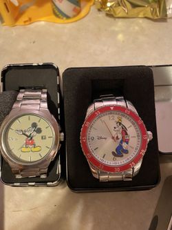 Disney Mickey and goofy watches