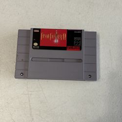 Super Nintendo Final Fantasy II game