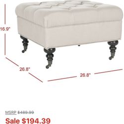 Safavieh Angeline Ottoman