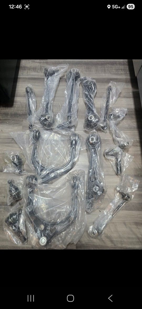 Kit Completo De Brazos De Control Delantero Con Rótulas Y Terminales 