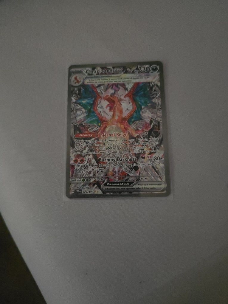 Pokémon Obsidian Flames Charizard EX 223/197