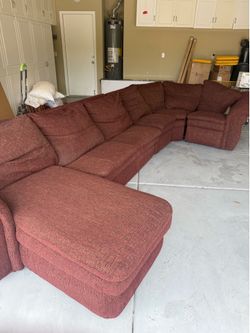 La-Z-Boy 5 piece sectional couch sofa