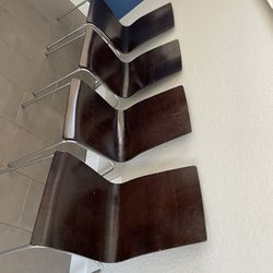 4 Wooden Chairs 