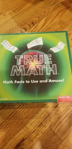 True Math brand new board game - make math fun