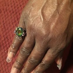 Mystic topaz Ring-6