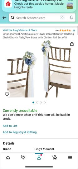 Blue Wedding Aisle Decor 