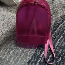 Pink Clear Mini Backpack