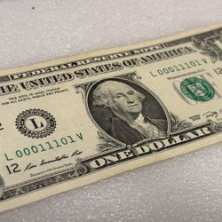   $ 1 2009. Banknote USA. Fancy #. Collectible 