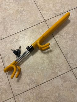 Heavy Duty Steering Wheel Lock – Anti-Theft Security for Car, SUV, Truck, Van