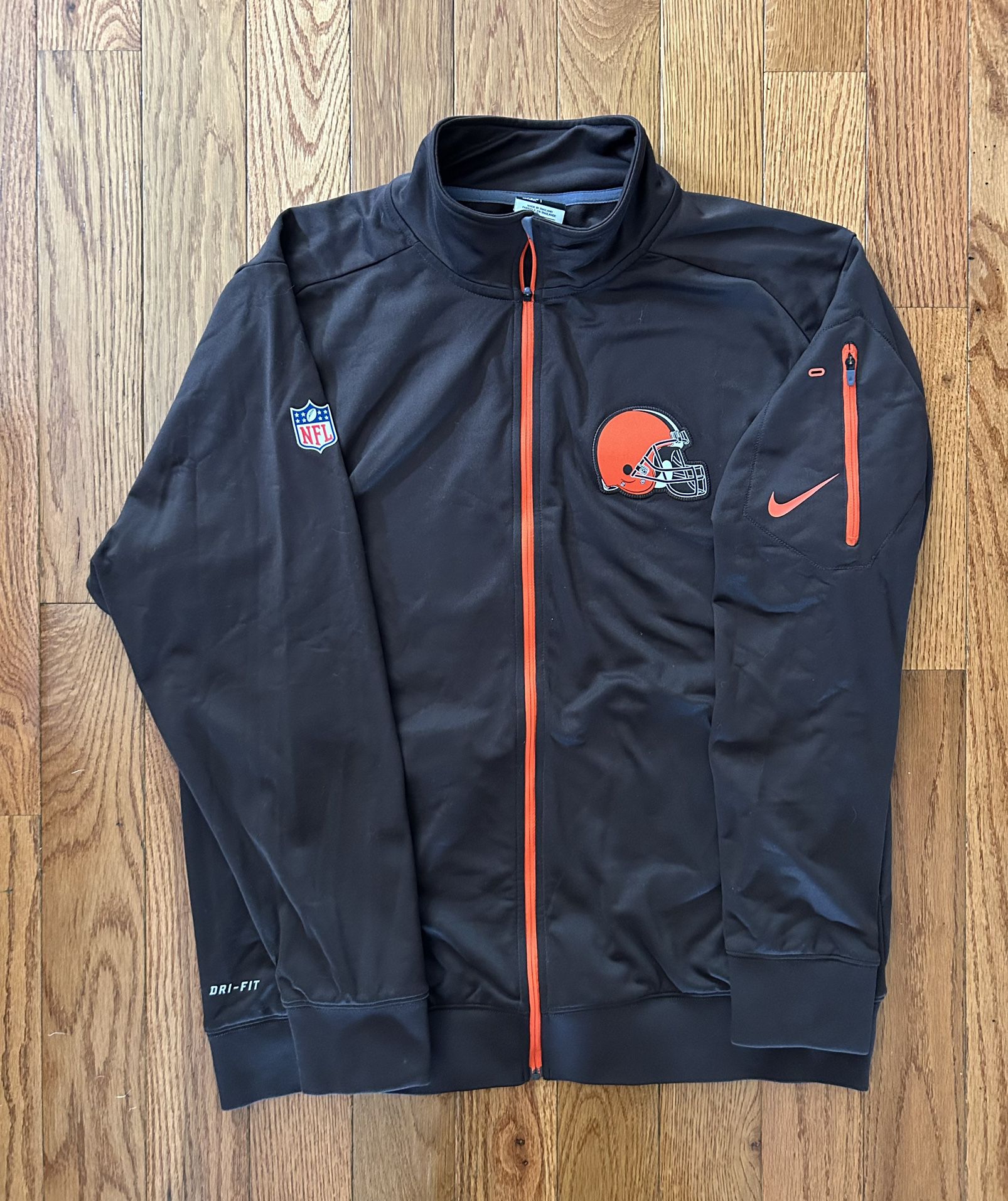 Cleveland Browns Nike On-Field Jacket Size Large