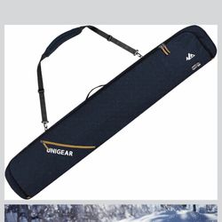Unigear Snowboard Ski Bag for Air Travel, Reinforced Double Padded Snowboard Bag with EPE Dense, Water-Resistant and Durable up to 175cm Ski Snowboard