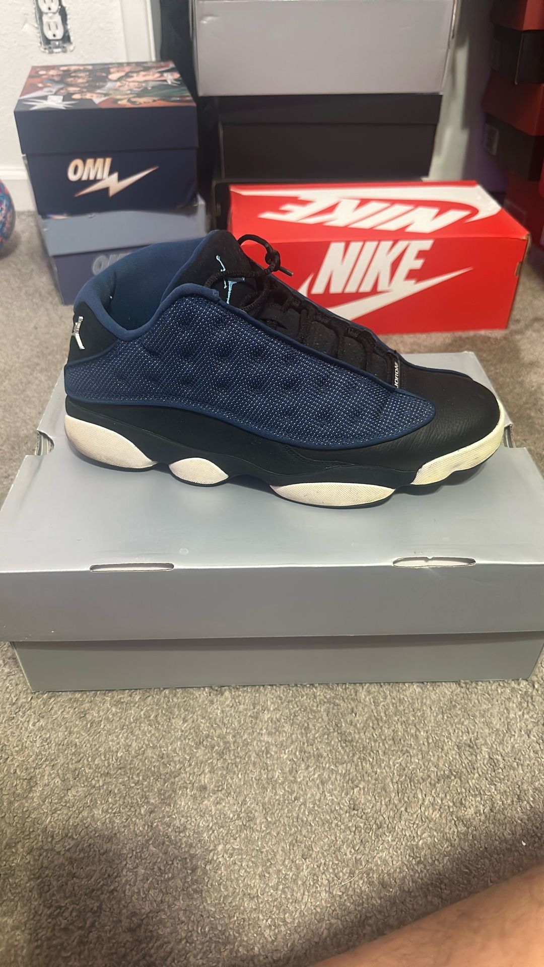 Jordan 13 Low “brave blue” Sz13