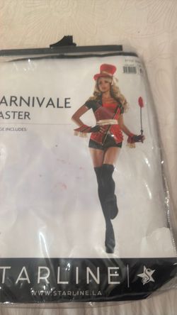 Carnivale master costume includes hat top cuffs  size medium for adult