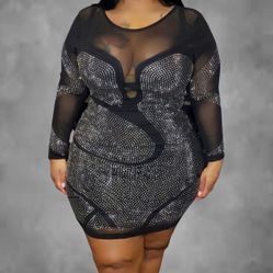 Bling Patchwork Dress