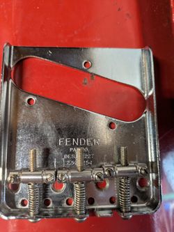 Vintage early '60s Telecaster bridge