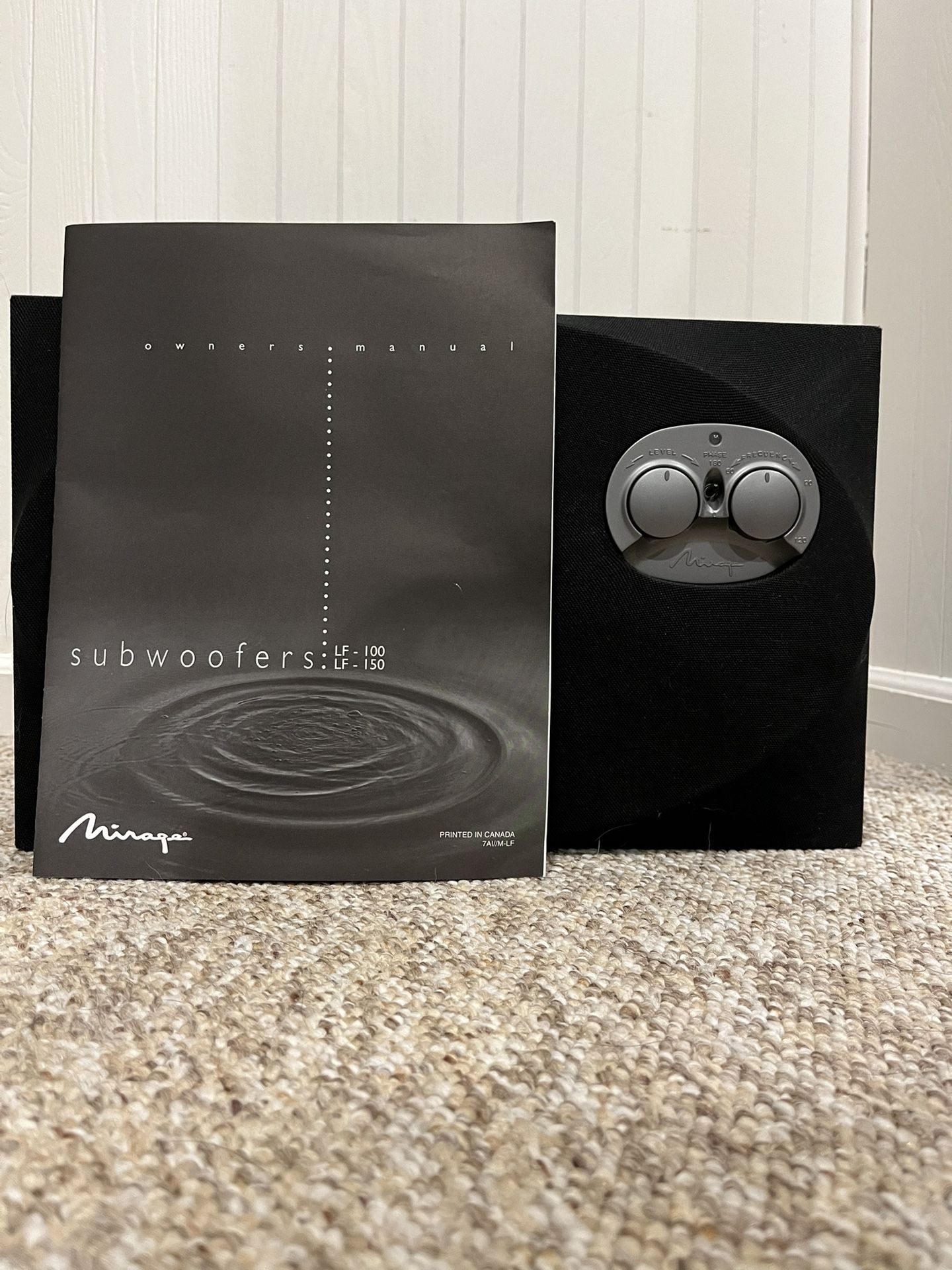 Mirage Subwoofer