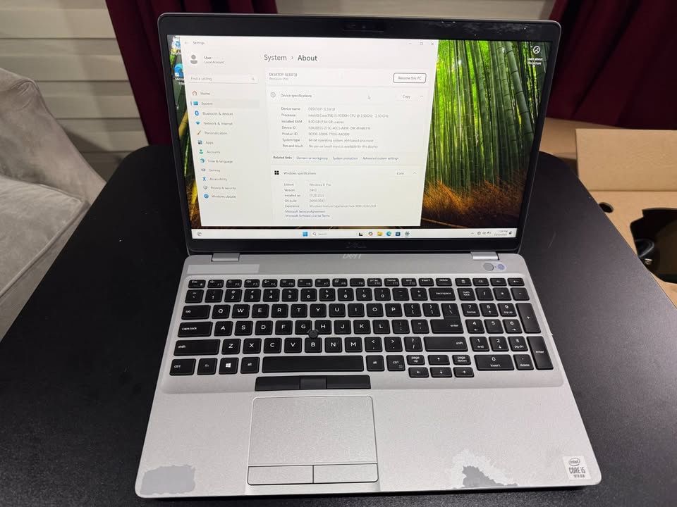 Dell Precision 3551 – i5/8GB/237GB HD/ Win 11 Pro / MS Office+Perpetual License/Fingerprint Reader