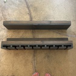 Wine Glass Rack And Shelf 