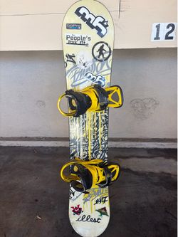 Snowboard and Boots