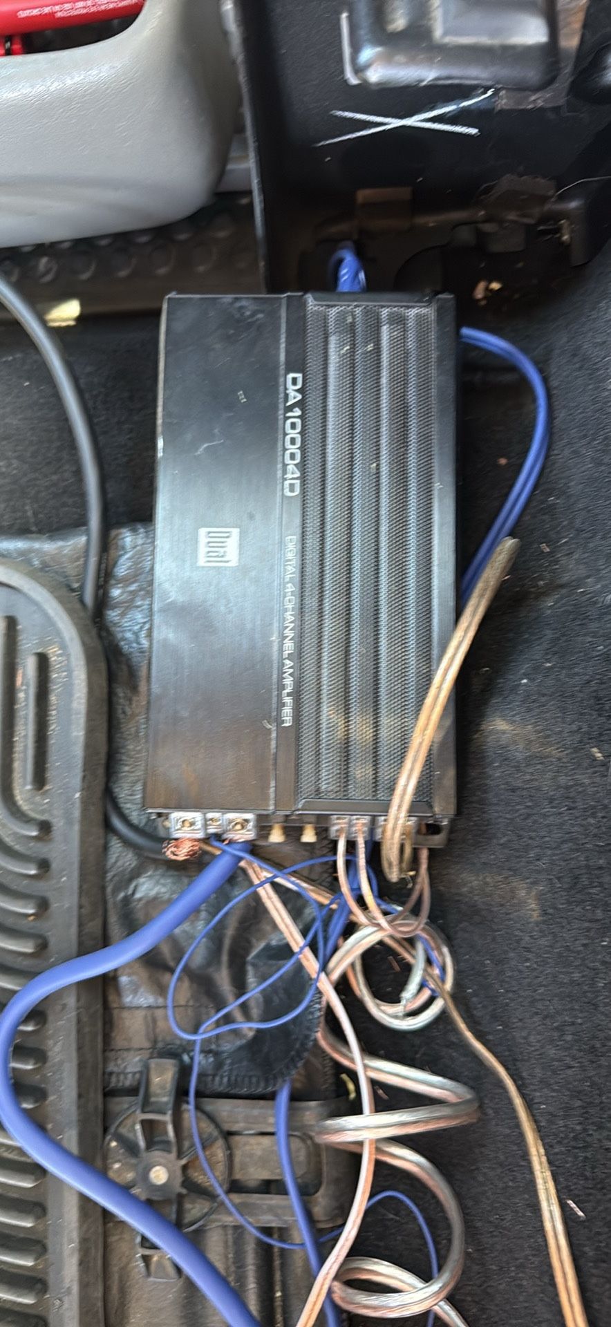 Subwoofer amp and wiring